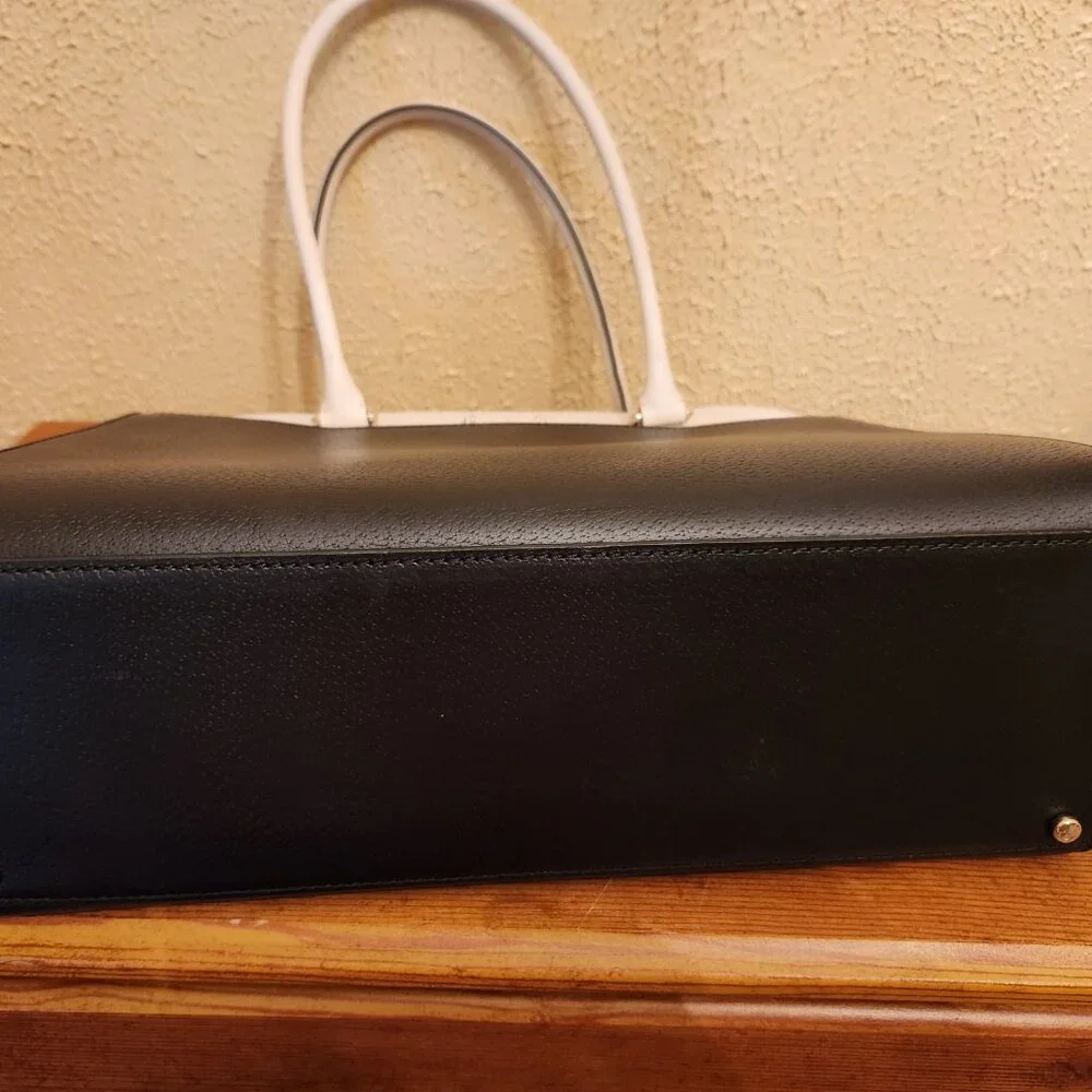 Kate Spade NY Grove Street Black Leather Tote Bag
